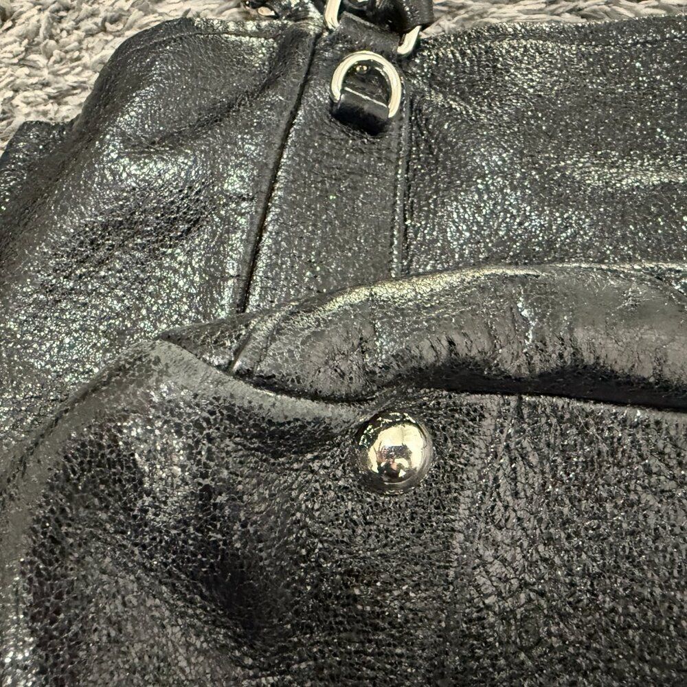 Prada Cervo Lux Chain Large Black Leather Tote - Picture 10 of 16